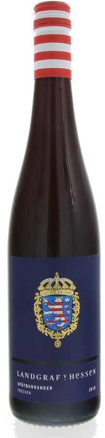 Prinz von Hessen Landgraf von Hessen Spätburgunder 0,75L, PDO, r2018, cr, su, sc