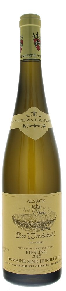 Zind Humbrecht Riesling Clos Windsbuhl, BIO 0,75L, AOC, r2018, bl, plsu