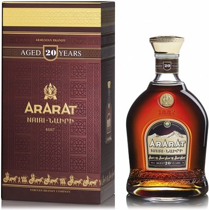 Ararat 20YO 40% 0,7L, brandy, DB