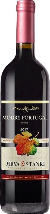 Mrva & Stanko Modrý Portugal, Dolné Orešany 0,75L, r2017, ak, cr, su