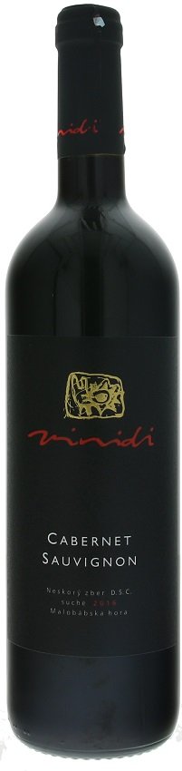 Vinidi Cabernet Sauvignon 0,75L, r2016, nz, cr, su