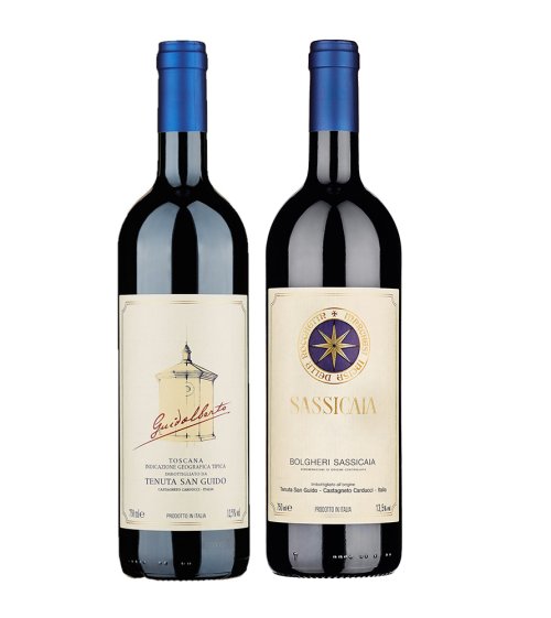 Balíček Tenuta San Guido Sassicaia 0,75L + Guidalberto 0,75L