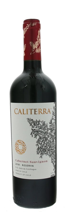 Caliterra Reserva Cabernet Sauvignon 0,75L, r2018, cr, su