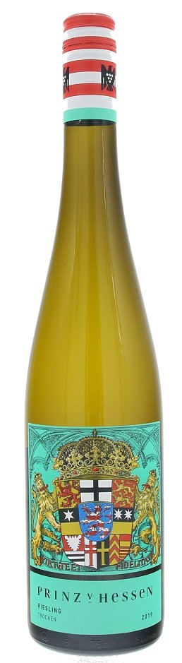 Prinz von Hessen Riesling Trocken 0,75L, PDO, r2019, bl, su, sc