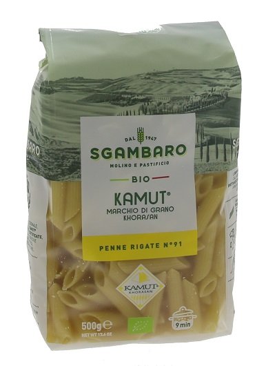 Sgambaro BIO cestoviny 500 g Kamut® Khorasan Penne Rigate N91