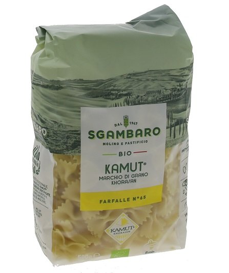 Sgambaro BIO cestoviny 500 g  Kamut® Khorasan Farfalle N65