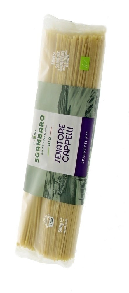 Sgambaro BIO cestoviny 500 g Senatore Cappelli Spaghetti N5