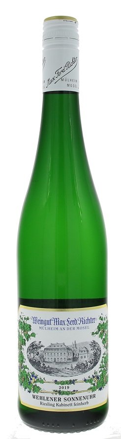 Max Ferdinand Richter Riesling Wehlener Sonnenuhr Kabinett feinherb 0,75L, PDO, r2019, bl, plsl