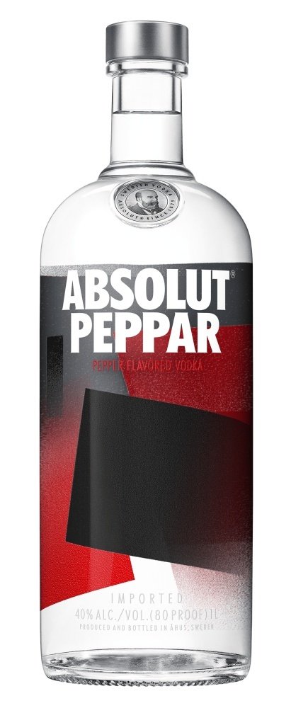 Absolut vodka Peppar 40% 1L, vodka