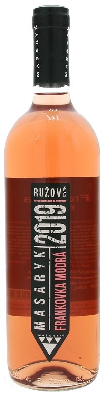 Masaryk Frankovka modrá Rosé 0,75L, r2019, ak, ruz, plsl