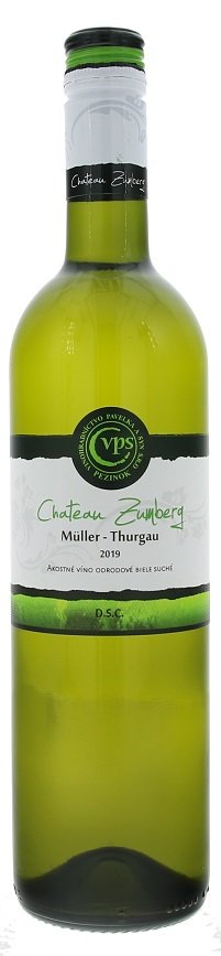 Pavelka Château Zumberg Müller Thurgau 0,75L, r2019, ak, bl, su, sc