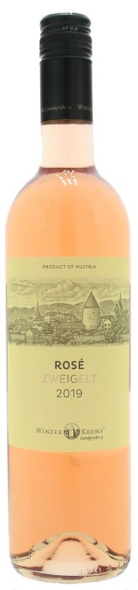 Winzer Krems Rosé Zweigelt 0,75L, PDO, r2019, ruz, su, sc