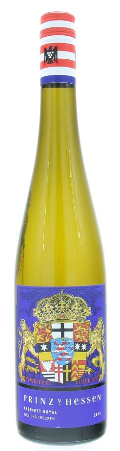 Prinz von Hessen Riesling Kabinett Royal trocken 0,75L, PDO, r2019, kab, bl, su, sc