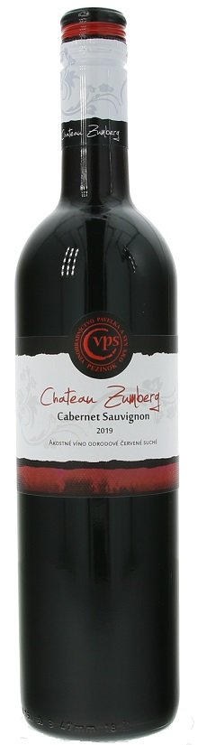 Pavelka Château Zumberg Cabernet Sauvignon 0,75L, r2019, ak, cr, su, sc