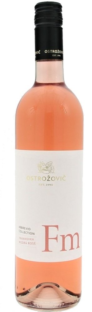 Ostrožovič Abbrevio Collection Frankovka modrá Rosé 0,75L, r2019, ak, ruz, plsu, sc