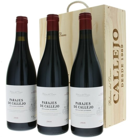 Bodegas Felix Callejo Parajes de Callejo 3 x 0,75L 2,25L, DO, r2018, cr, DB