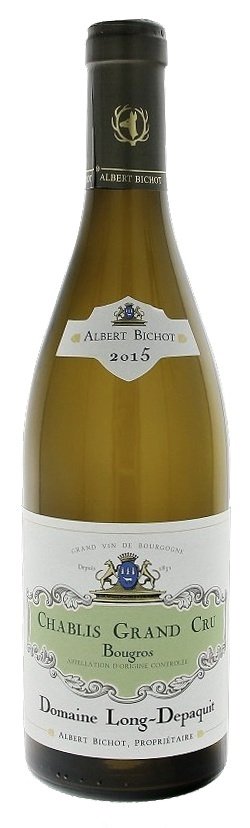 Albert Bichot Domaine Long-Depaquit Chablis Bougros Grand Cru 0,75L, AOC, Grand Cru, r2015, bl, su