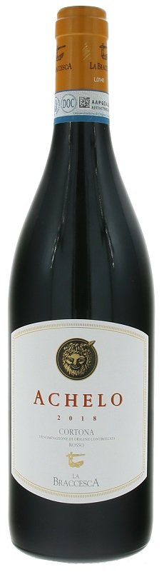 La Braccesca Achelo, Cortona 0,75L, DOC, r2018, cr, su