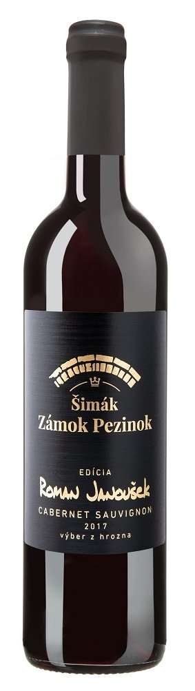 Šimák Zámok Pezinok Edícia Roman Janoušek Cabernet Sauvignon 0,75L, r2017, vzh, cr, su