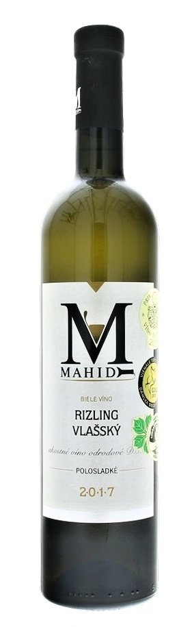 MAHID Rizling vlašský 0,75L, r2017, ak, bl, plsl