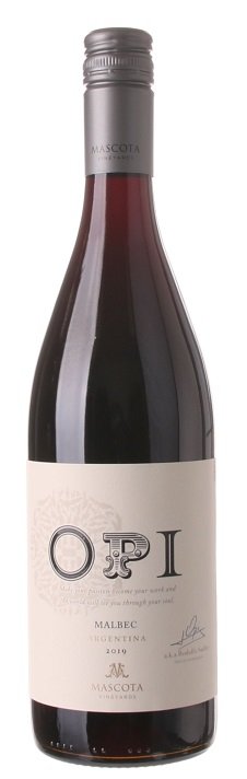 Mascota Vineyards OPI Malbec 0,75L, r2019, cr, su, sc