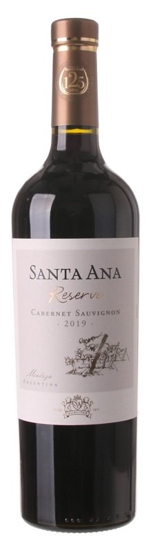 Santa Ana Reserve Cabernet Sauvignon 0,75L, r2019, cr, su