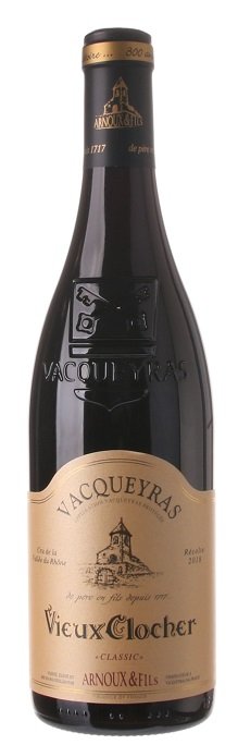 Arnoux & Fils Vieux Clocher, Vacqueyras Classic 0,75L, AOC, r2018, cr, su