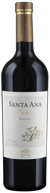 Santa Ana Reserve Malbec 0,75L, r2019, cr, su