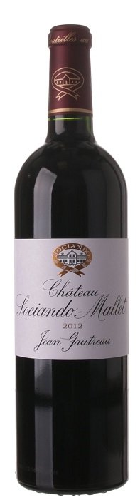 Bordeaux Château Sociando - Mallet 0,75L, AOC, r2012, cr, su