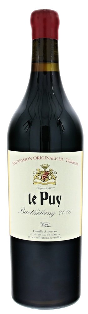 Le Puy Barthélemy BIO 0,75L, Vin de France, r2016, cr, su