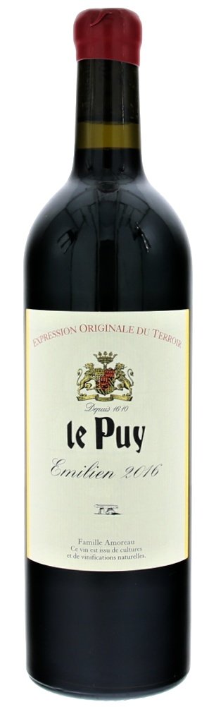 Le Puy Emilien BIO 0,75L, Vin de France, r2016, cr, su