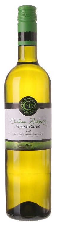 Pavelka Château Zumberg Veltlínske zelené 0,75L, r2020, ak, bl, su, sc