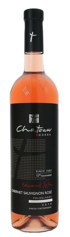 Château Modra Premium Cabernet Sauvignon Rosé 0,75L, r2019, nz, ruz, plsl