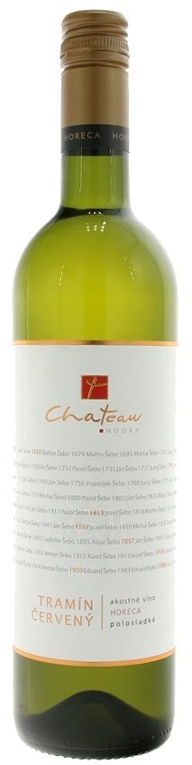 Château Modra Horeca Tramín červený 0,75L, r2019, ak, bl, plsl, sc