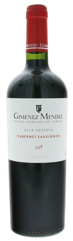 Giménez Méndez Alta Reserva Cabernet Sauvignon 0,75L, r2015, cr, su