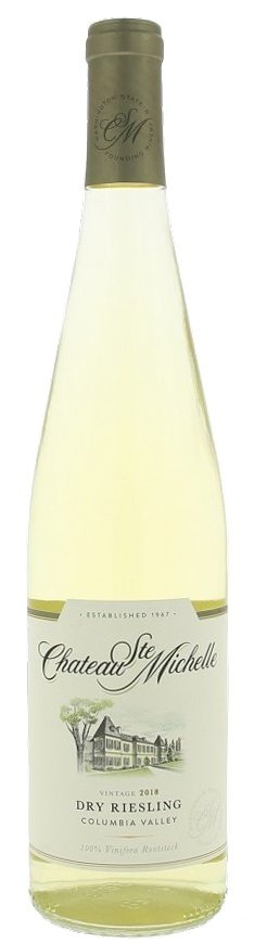 Chateau Ste.Michelle Columbia Valley Dry Riesling 0,75L, r2018, bl, su
