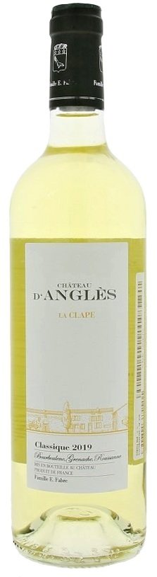 Château d'Angles Classique Blanc La Clape 0,75L, AOC, r2019, bl, su