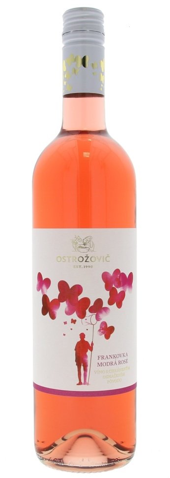 Ostrožovič Frankovka modrá Rosé 0,75L, r2020, ak, ruz, plsl, sc