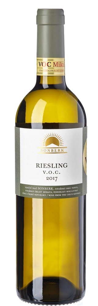 Sonberk Riesling V.O.C. 0,75L, r2017, bl, su