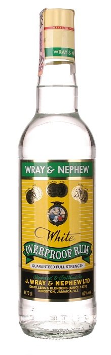 Wray & Nephew Overproof Rum 63% 0,7L, rum
