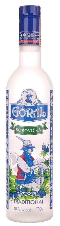 Goral borovička traditional 40% 0,7L, destin