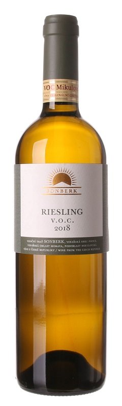 Sonberk Riesling V.O.C. 0,75L, r2018, bl, su