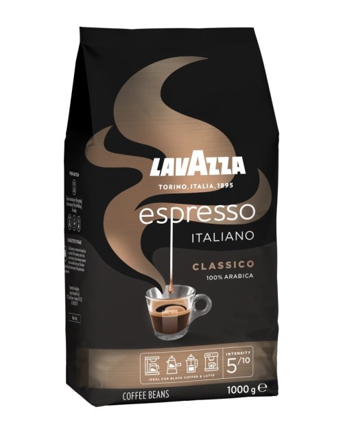 Lavazza Retail Espresso Classico 100% Arabica, 1000g,zrn, ochr