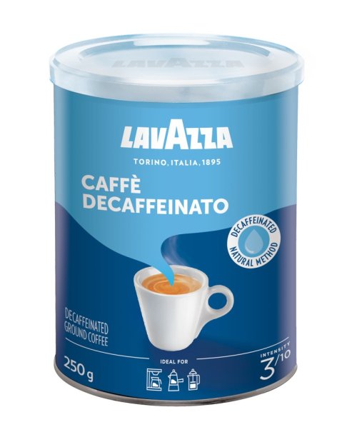 Lavazza Retail Decaffeinato, 250g,ml, plech