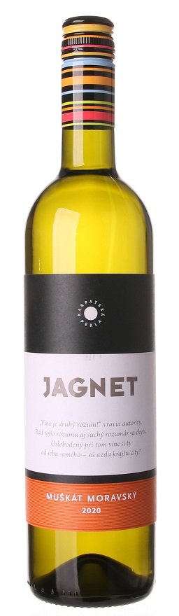 Karpatská Perla Jagnet Muškát moravský 0,75L, r2020, vin, bl, su, sc