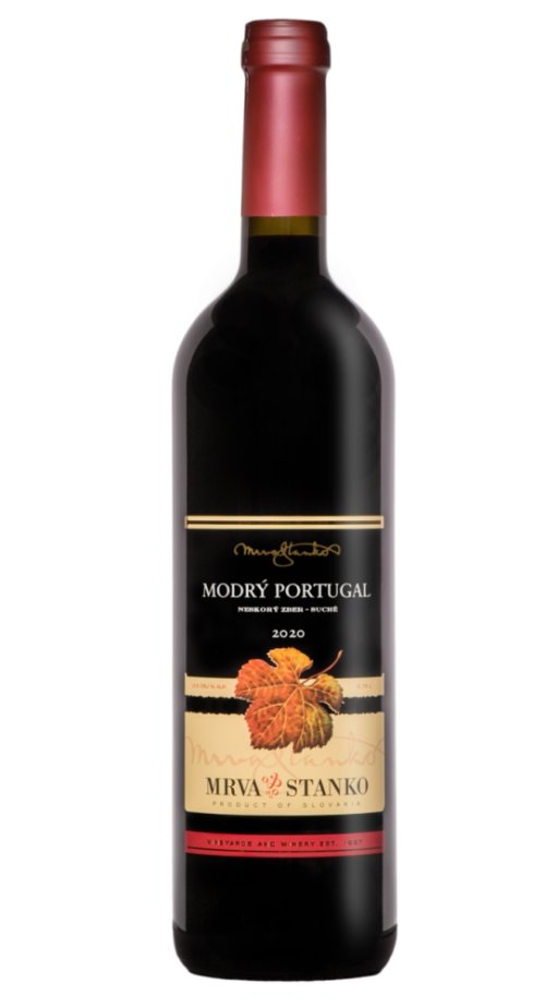 Mrva & Stanko Modrý Portugal, Dolné Orešany 0,75L, r2020, nz, cr, su