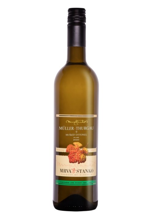 Mrva & Stanko Müller Thurgau a Muškát Ottonel, Mojmírovce 0,75L, r2020, ak, bl, su, sc