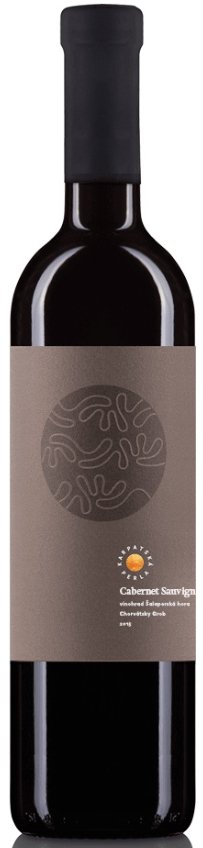Karpatská Perla Cabernet Sauvignon 0,75L, r2015, vin, cr, su