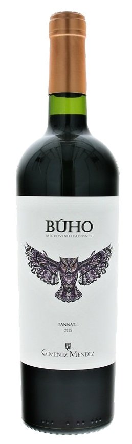 Giménez Méndez BUHO Microvinificaciones Tannat 0,75L, r2015, cr, su