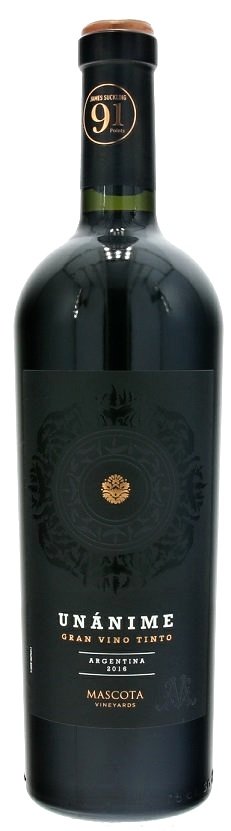 Mascota Vineyards Unánime Gran Vino Tinto 0,75L, r2016, cr, su